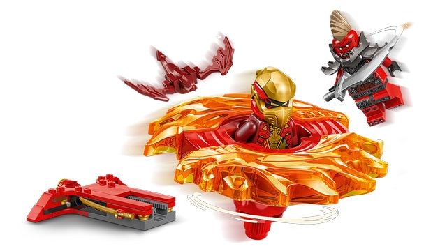 LEGO NINJAGO Spinnerul Spinjitzu Dragon al lui Kai – Set de luptă interactiv