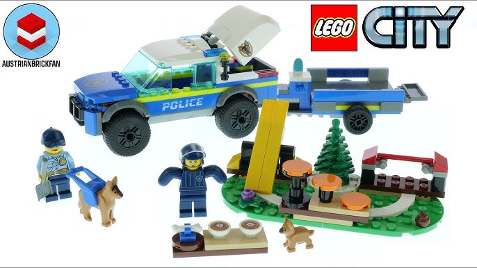 LEGO City Antrenament canin al poliției mobile 60369 – Set de construcție cu 197 piese