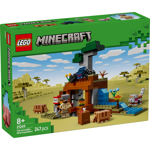 LEGO Minecraft Expediția din Mina Armadillo – Set de construcție 247