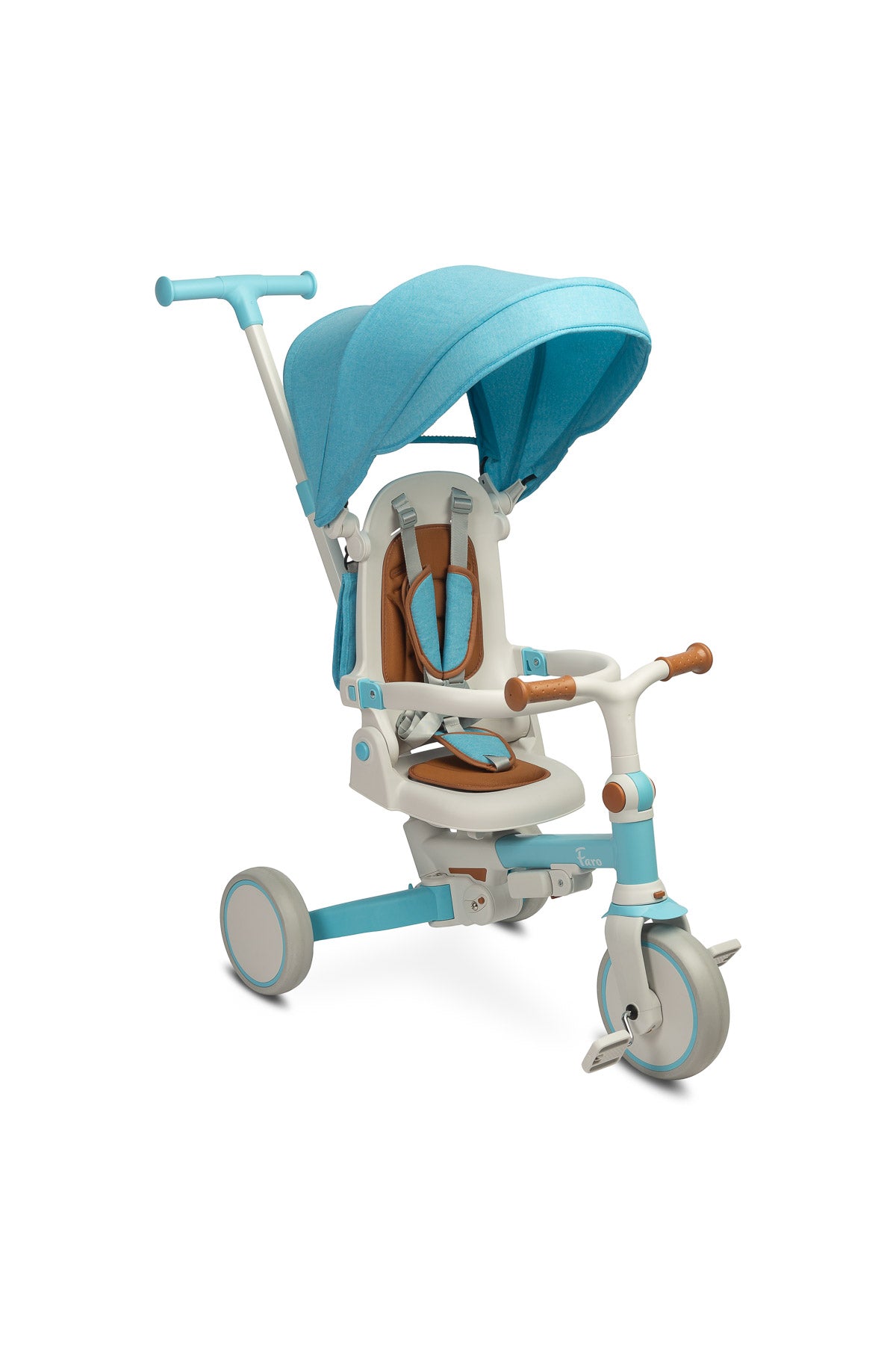 Tricicletă Multifuncțională Faro by Toyz – 3 în 1, Cu Mâner de Control și Scaun Reglabil