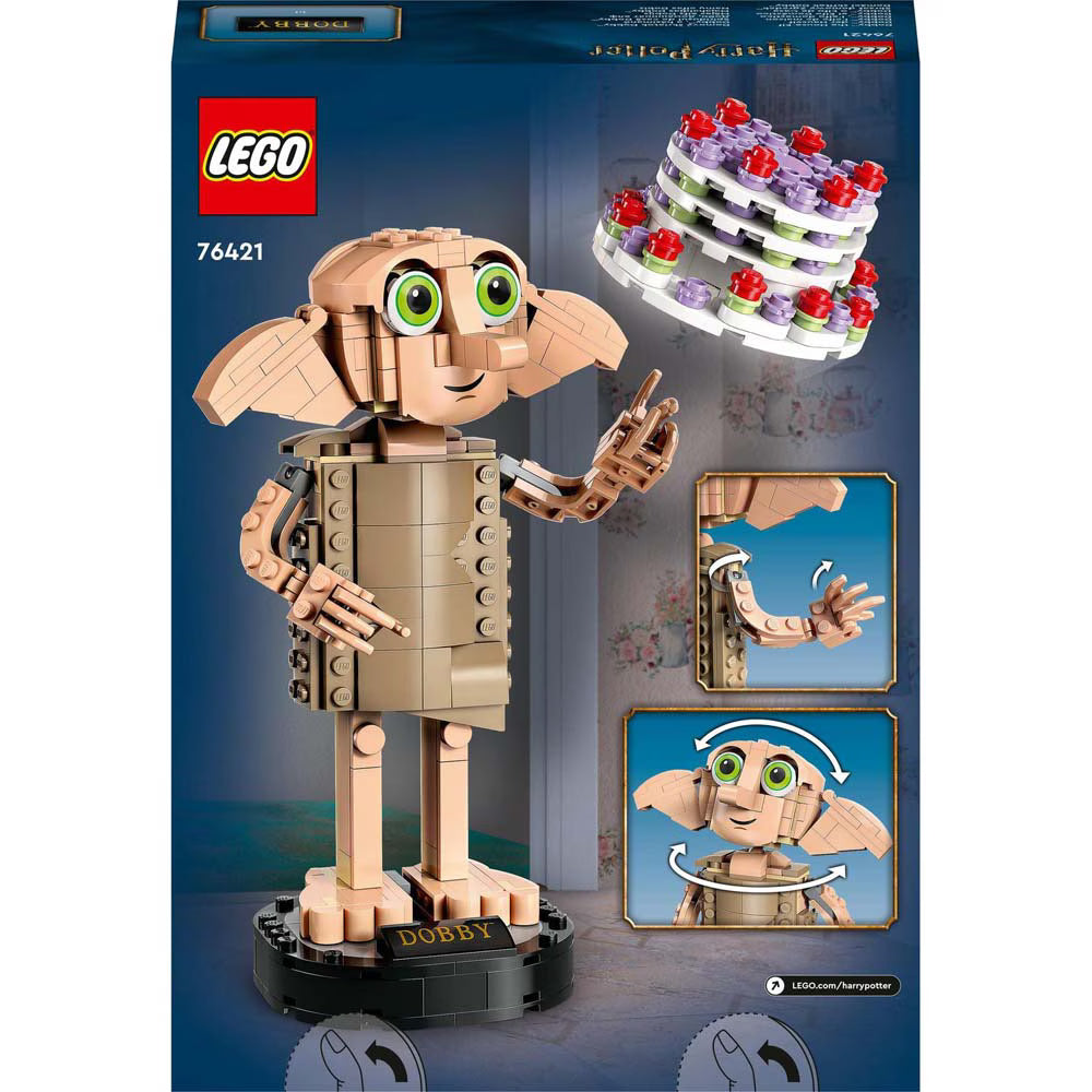 LEGO® Harry Potter™ Spiridușul de casă Dobby 76421 – Figurina LEGO cu 403 piese