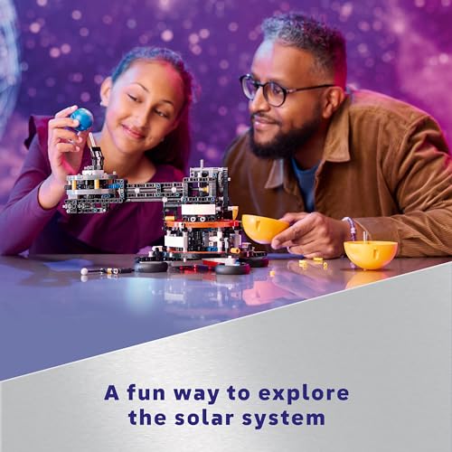 LEGO Ideas Planeta Pământ și Luna pe Orbită