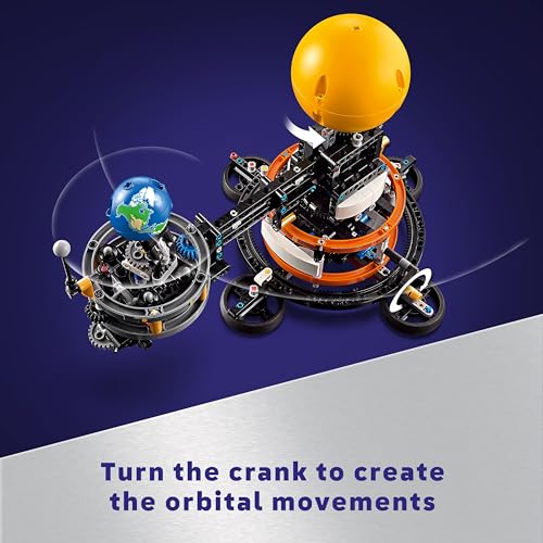 LEGO Ideas Planeta Pământ și Luna pe Orbită