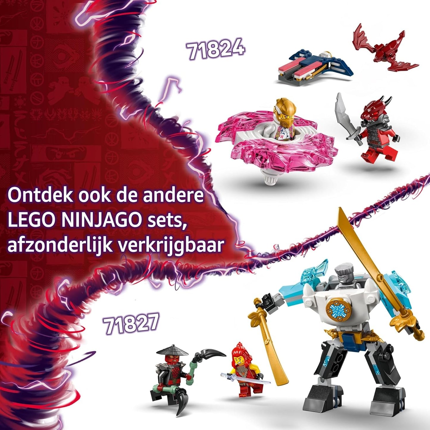 LEGO NINJAGO Spinnerul Spinjitzu Dragon al lui Kai – Set de luptă interactiv