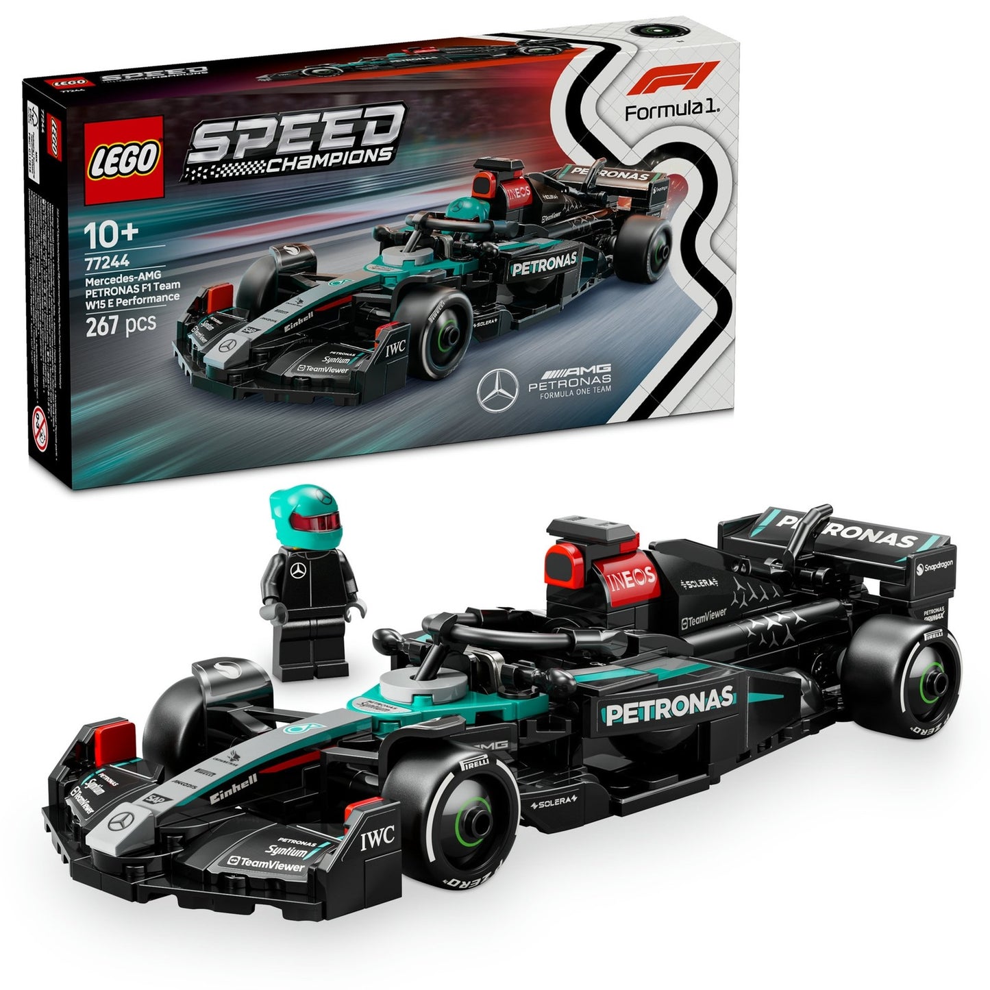 LEGO Mercedes-AMG F1 W15 Race Car