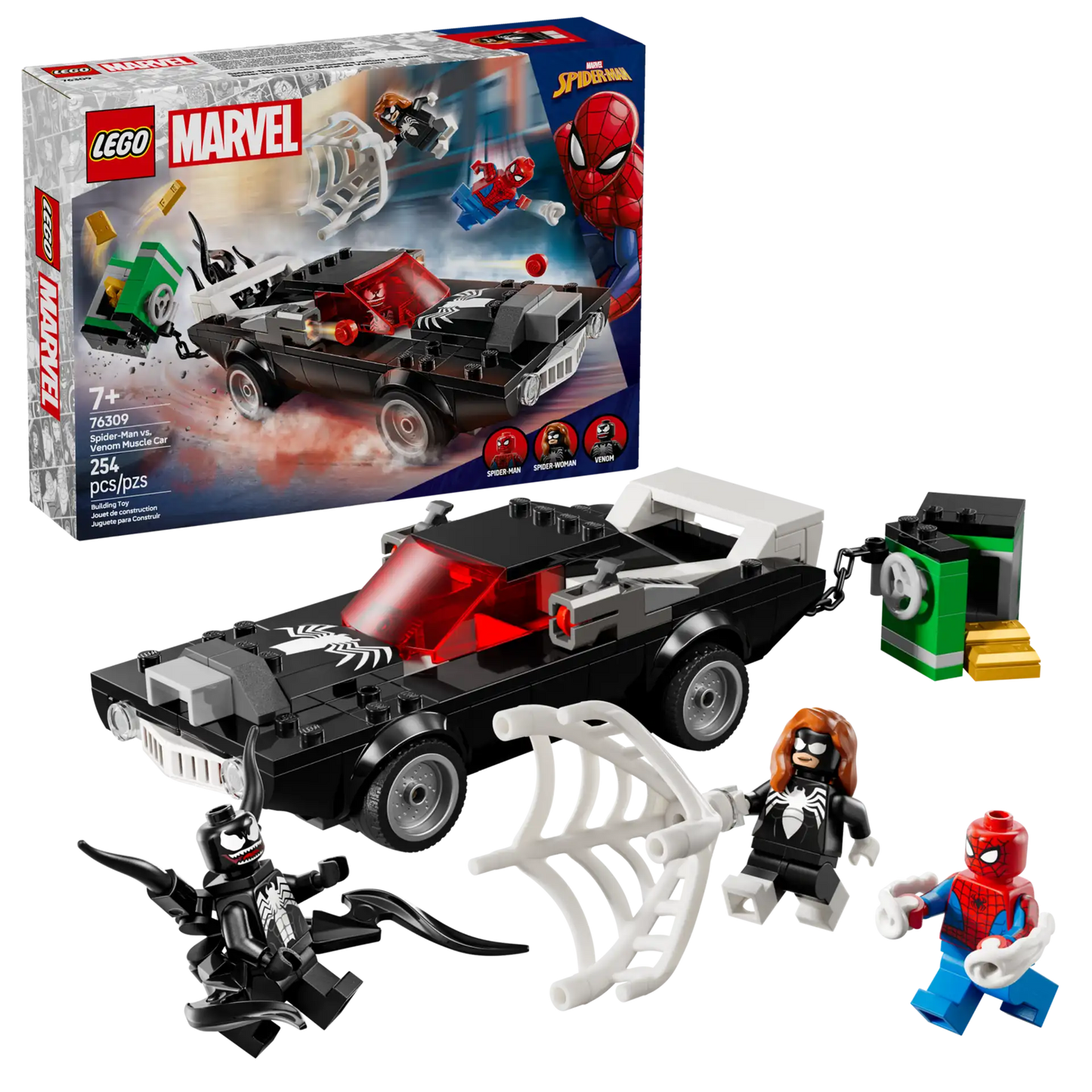 LEGO Marvel Spider-Man vs. Venom – Mașină Muscle Car de luptă