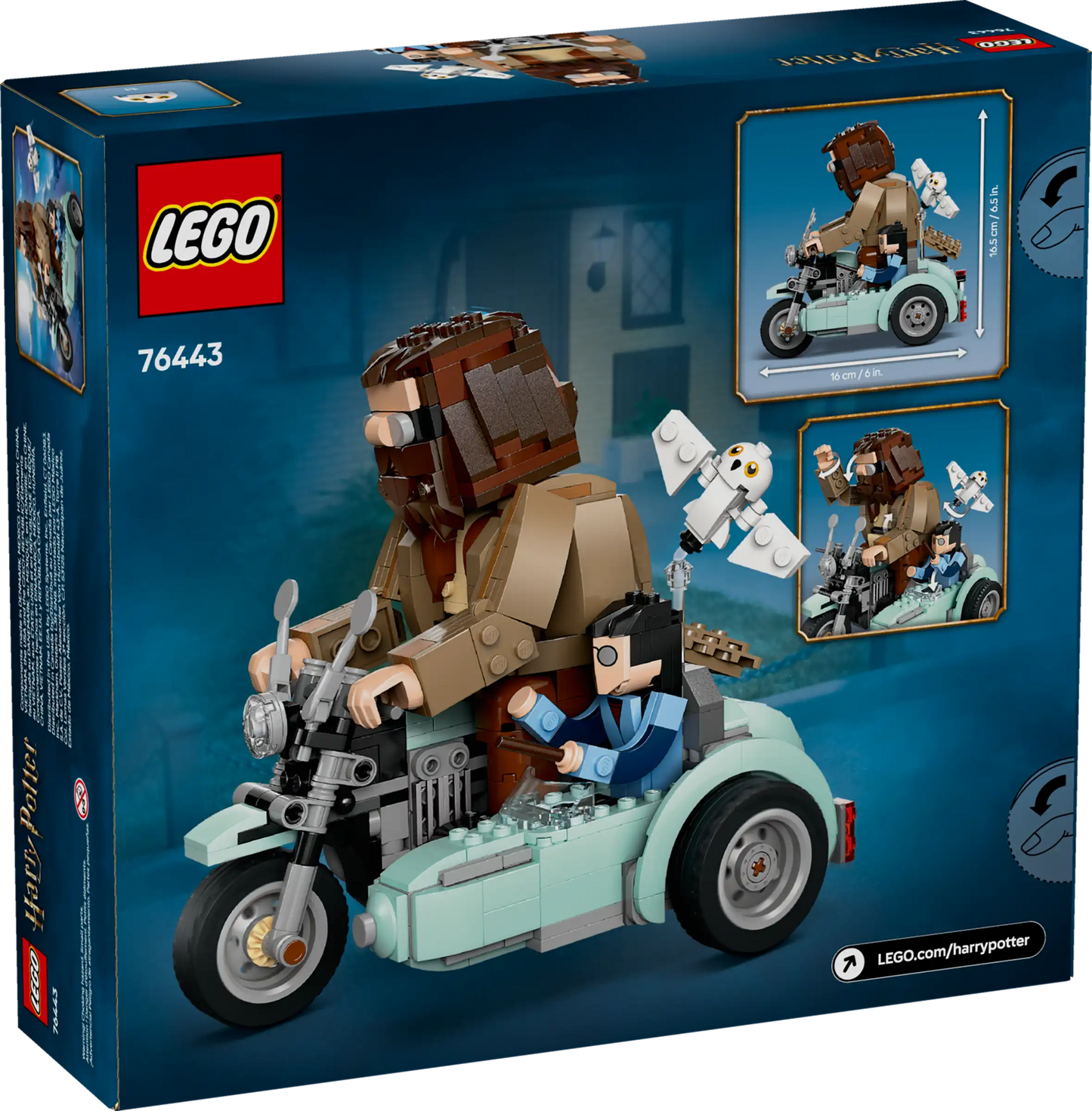 LEGO® Harry Potter™ Hagrid™ & Harry’s Motorcycle Ride 76443 – Set Constructie 617 Piese