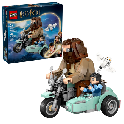 LEGO® Harry Potter™ Hagrid™ & Harry’s Motorcycle Ride 76443 – Set Constructie 617 Piese