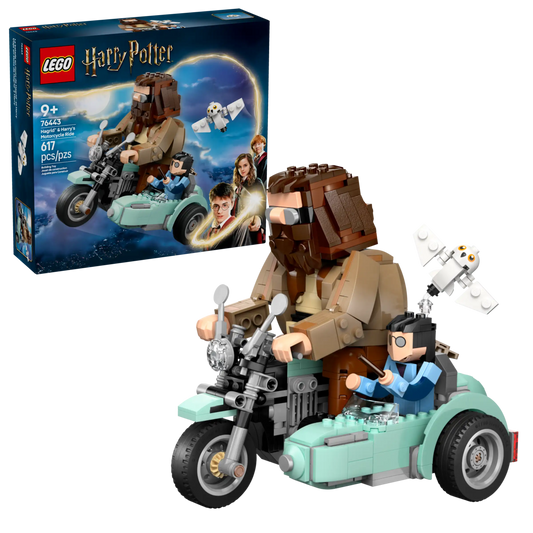LEGO® Harry Potter™ Hagrid™ & Harry’s Motorcycle Ride 76443 – Set Constructie 617 Piese