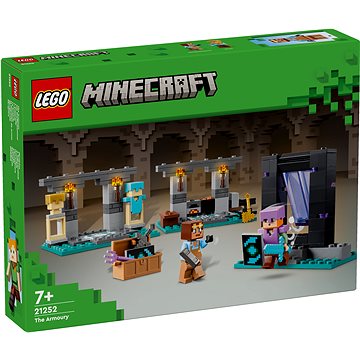 LEGO Minecraft Armurerie – Set de construcție cu arme și personaje