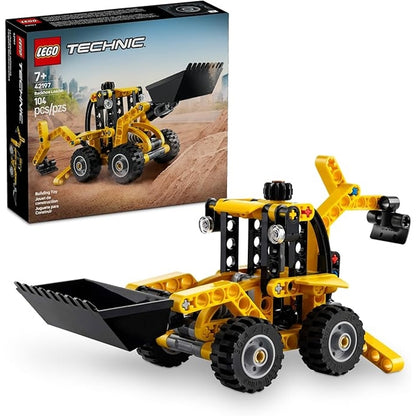 LEGO Backhoe Loader – Excavator cu încărcător, set de construcție 104 piese