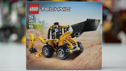 LEGO Backhoe Loader – Excavator cu încărcător, set de construcție 104 piese