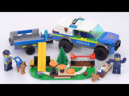 LEGO City Antrenament canin al poliției mobile 60369 – Set de construcție cu 197 piese