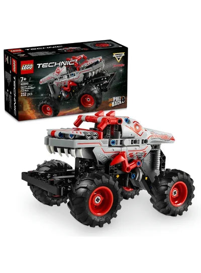 LEGO Technic Monster Jam ThunderROARus – Mașină cu funcție pull-back, 232 piese