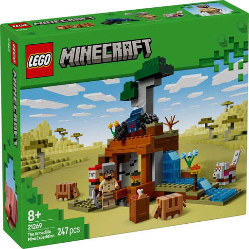 LEGO Minecraft Expediția din Mina Armadillo – Set de construcție 247