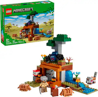 LEGO Minecraft Expediția din Mina Armadillo – Set de construcție 247