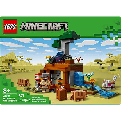 LEGO Minecraft Expediția din Mina Armadillo – Set de construcție 247