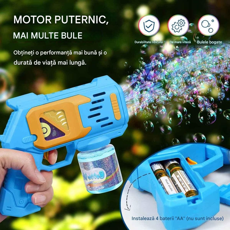 Pistol Lansator de Baloane Automat cu LED