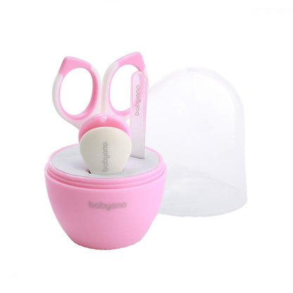 Babyono Set Manichiură Copii cu Suport Roz 3 Piese