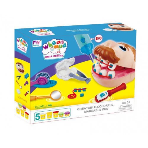 Wheat Mud Small Dentist Playset