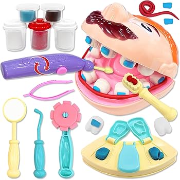 Wheat Mud Small Dentist Playset