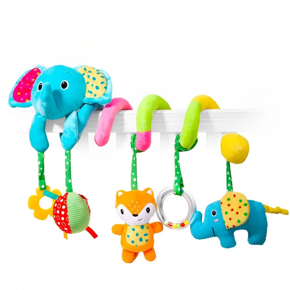 Jucărie Spirală Elefant pentru Pătuț și Cărucior
