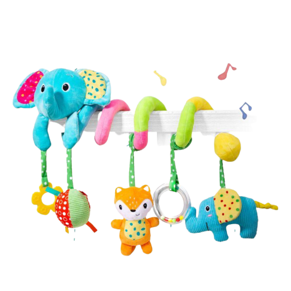 Jucărie Spirală Elefant pentru Pătuț și Cărucior