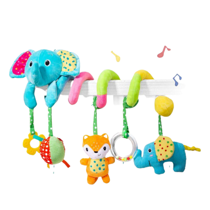 Jucărie Spirală Elefant pentru Pătuț și Cărucior