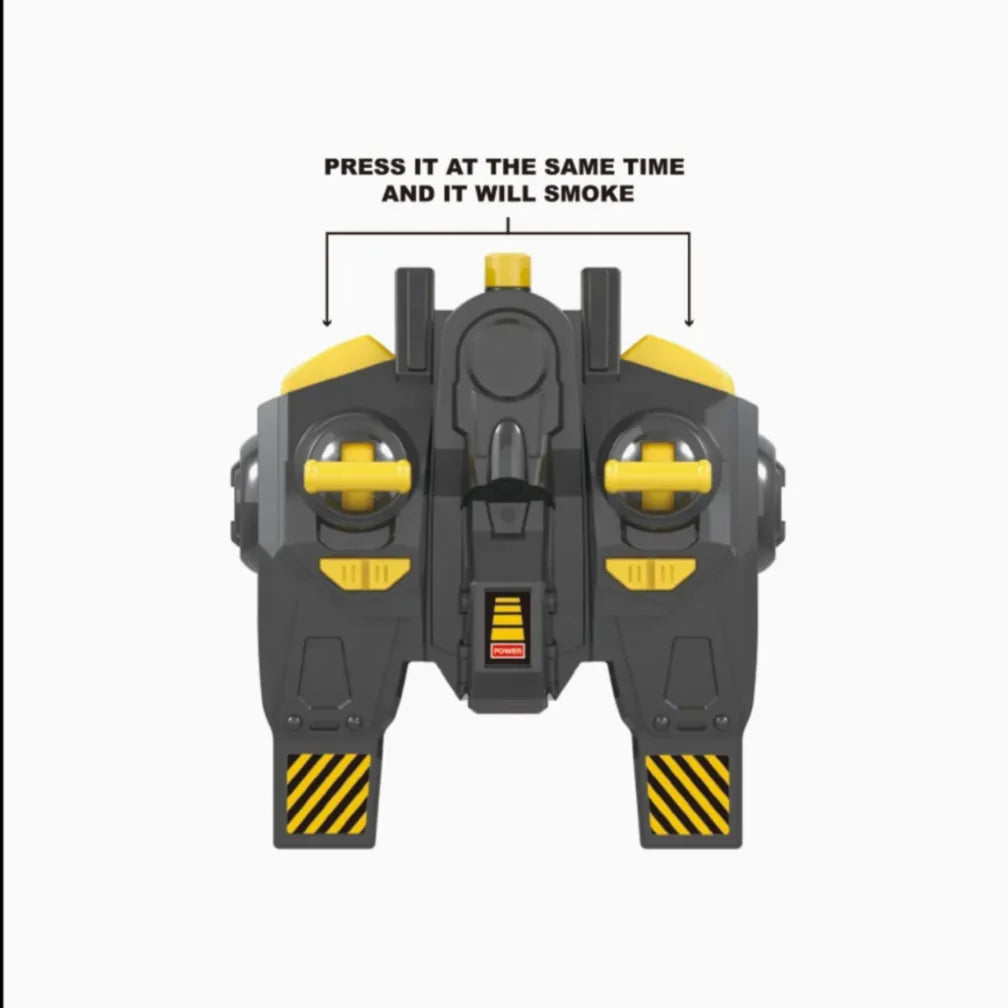 Macara telecomandată cu fum și lumini