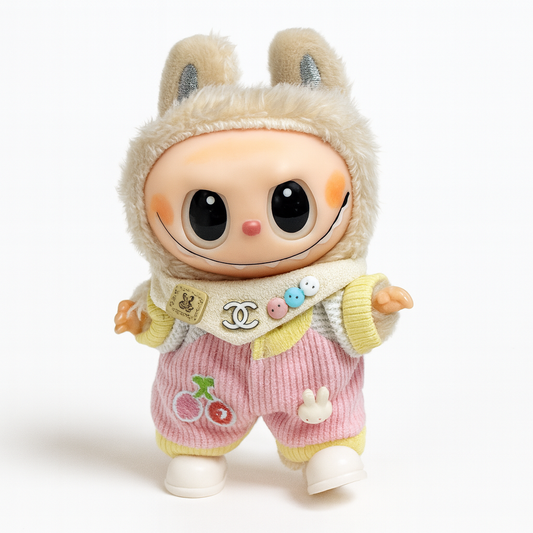 Păpușă Labubu Fashion Doll 17 cm – Ediție Limitată cu Outfit Designer