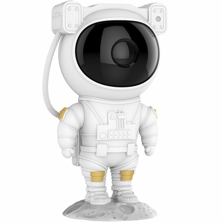 Proiector Stele Astronaut 360° cu Telecomandă – Lampă de Veghe Galaxy pentru Copii, Efecte Nebuloasă și Cer Înstelat